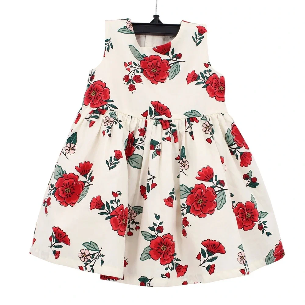 Carters Baby Girl‎ Floral Sleeveless Dress Red White 6 Months 1R618110